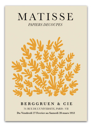 Gul Papiers Decoupes Plakat