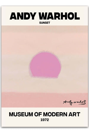 Purple Sunset - Andy Warhol Plakat