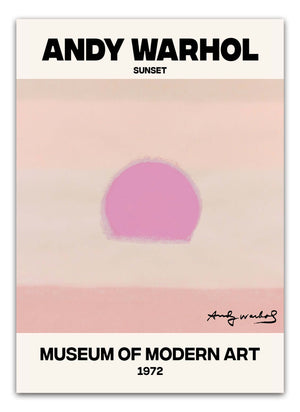 Purple Sunset - Andy Warhol Plakat