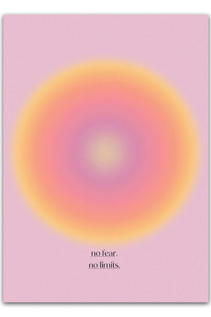 No fear - No limits Plakat