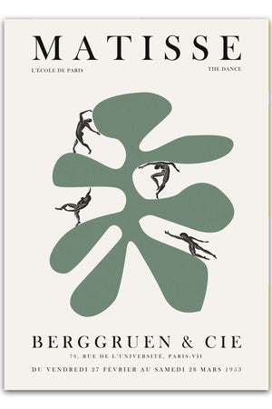 Henri Matisse er manden bag nogle af verdens mest kendte grønne plakater. Sammen med Pablo Picasso har de skabt den ideelle plakat til stuen, hjemmet og værelset. De populære plakater kommer i Orange, Lyserød, Blå, Grøn &amp; også i de helt store størrelser som 70x100 &amp; 50x70. Der kan tilkøbes ramme &amp; Berggruen på tilbud.