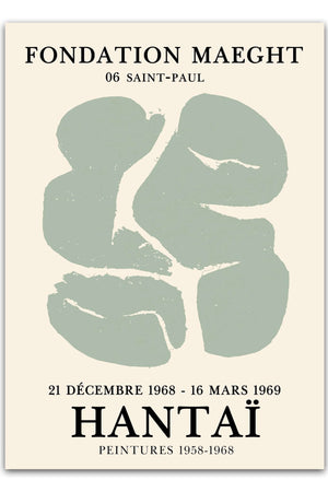 Hantai - Fondation Plakat