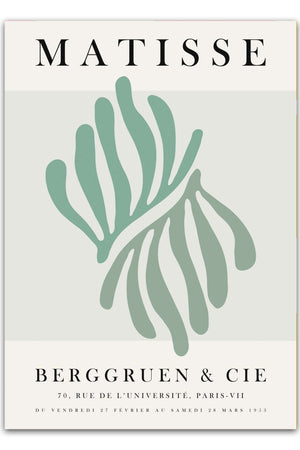 Grøn Matisse Plakat | "Forms Green Curves" | Køb Online