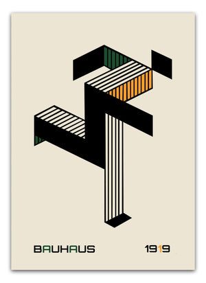 Bauhaus Running Man Plakat