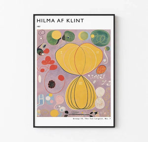 Group IV - Hilma Af Klint Plakat | Spirituel & Abstrakt Kunst