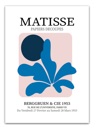 Blå Picassos Flour Plakat