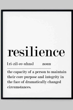 Citatplakater - Resilience Definition Ellens Shop