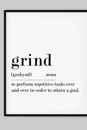 Grind Definition Ellens Shop