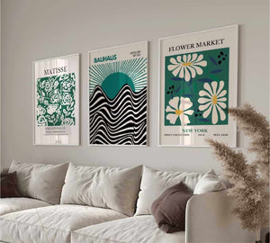 Matisse Plakat | "Matisse Grøn Rose" poster | Køb fra Ellensshop.dk