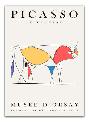 Picasso Le Taureau Plakat