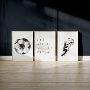 Fodboldsko Plakat