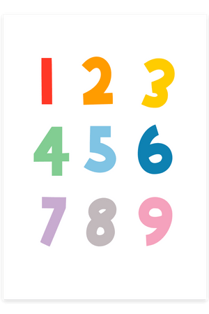 "1-9" Tal Plakat