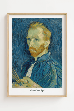 Self-Portrait plakat 1889 – Vincent van Gogh selvportræt kunstplakat