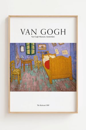 The Bedroom plakat 1888 – Van Gogh kunstplakat med soveværelse motiv