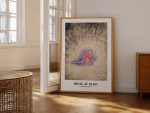 Mother and Child plakat – Hilma af Klint abstrakt kunstplakat med mor og barn motiv