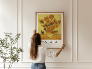 Sunflowers plakat 1889 – Van Gogh solsikker kunstplakat