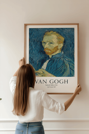 Self-Portrait plakat 1889 – Van Gogh selvportræt kunstplakat