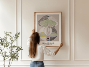 Tree of Knowledge No.5 plakat – Hilma af Klint abstrakt kunstplakat med symbolik og geometriske former