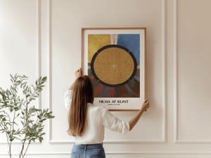 Altarpiece No.3 plakat – Hilma af Klint abstrakt kunstplakat med geometriske former