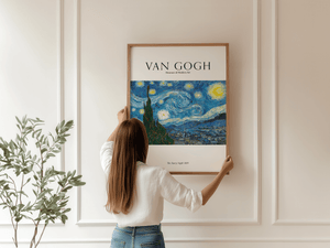 Starry Night plakat 1889 – Van Gogh stjernenat kunstplakat