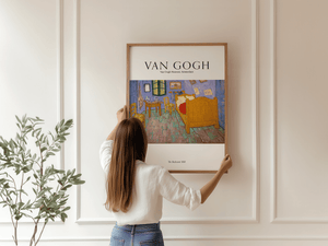 The Bedroom plakat 1888 – Van Gogh kunstplakat med soveværelse motiv