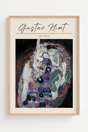 The Virgin plakat – Gustav Klimt kunstplakat med farverigt symbolsk motiv