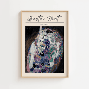 The Virgin plakat – Gustav Klimt kunstplakat med farverigt symbolsk motiv