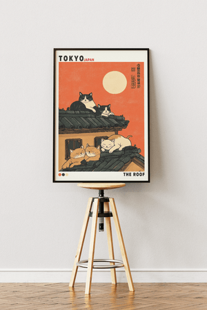 Tokyo Cats – Japansk Katte Plakat