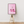 Disco cherry plakat med pink kirsebær i spejlkugle stil