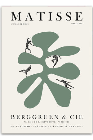 Henri Matisse er manden bag nogle af verdens mest kendte grønne plakater. Sammen med Pablo Picasso har de skabt den ideelle plakat til stuen, hjemmet og værelset. De populære plakater kommer i Orange, Lyserød, Blå, Grøn &amp; også i de helt store størrelser som 70x100 &amp; 50x70. Der kan tilkøbes ramme &amp; Berggruen på tilbud.