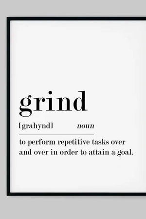 Grind Definition Ellens Shop