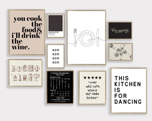 Kitchen Plate Sort Plakat