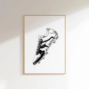 Fodboldsko Plakat - Sportssko til børn