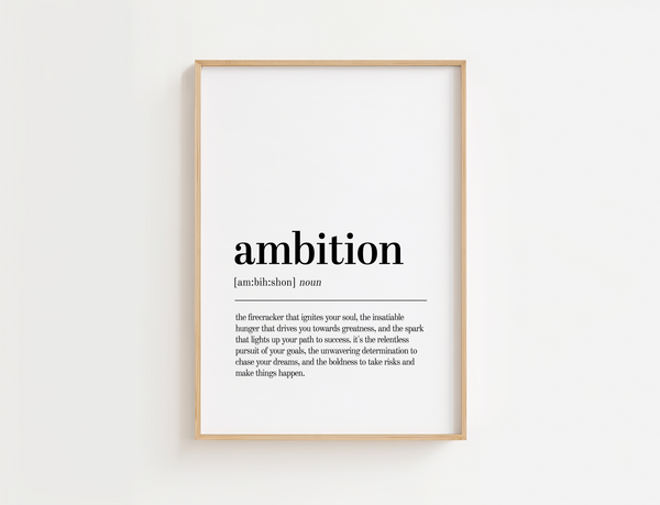 Ambition-Definitions-Poster