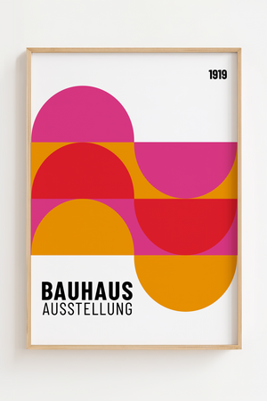 Bauhaus Beautiful waves Plakat