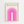 Pink Arch – Bauhaus Plakat med geometrisk buemotiv i pink nuancer.