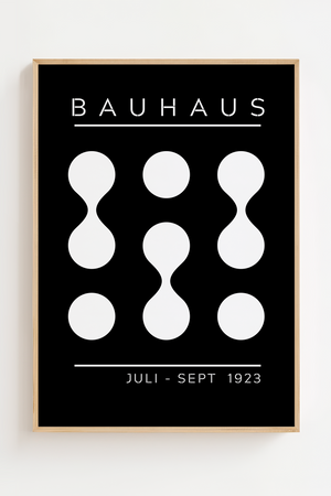 Bauhaus White Spots Plakat