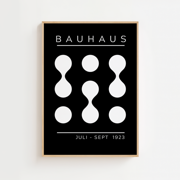 Bauhaus White Spots Plakat