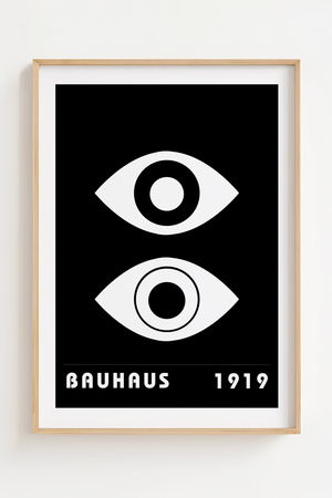 Bauhaus 1919 White Eye Plakat