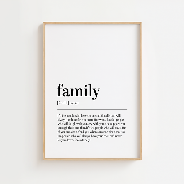 Family - Citatplakat