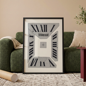 Luxury Club Clock Plakat