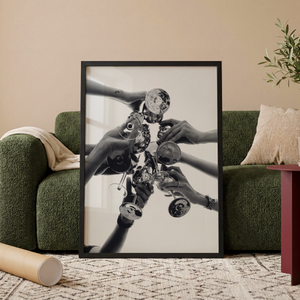 Champagner Skål Poster