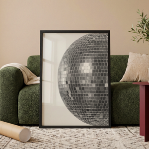 Disco-Kugel Poster