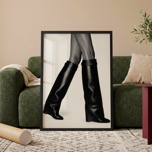Luxus Stiefel Poster