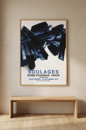 Soulages Midnight Plakat