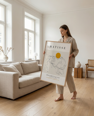 Beige The Dance – Matisse Plakat med Kunstnerisk Motiv