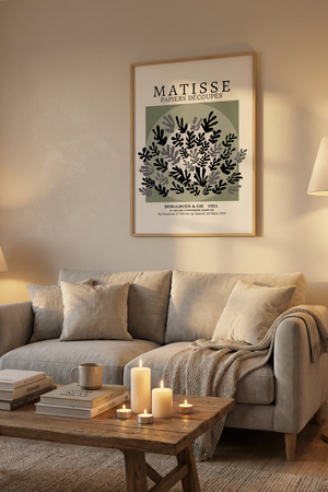 Femme Flowers Matisse Plakat