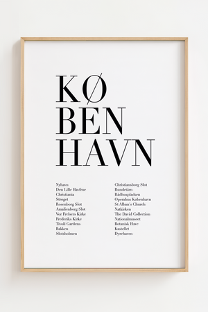 København By - Plakat