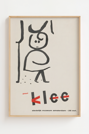 Demon – Paul Klee plakat med abstrakt kunstmotiv fra 1920’erne – modernistisk kunstplakat i tidløs stil.