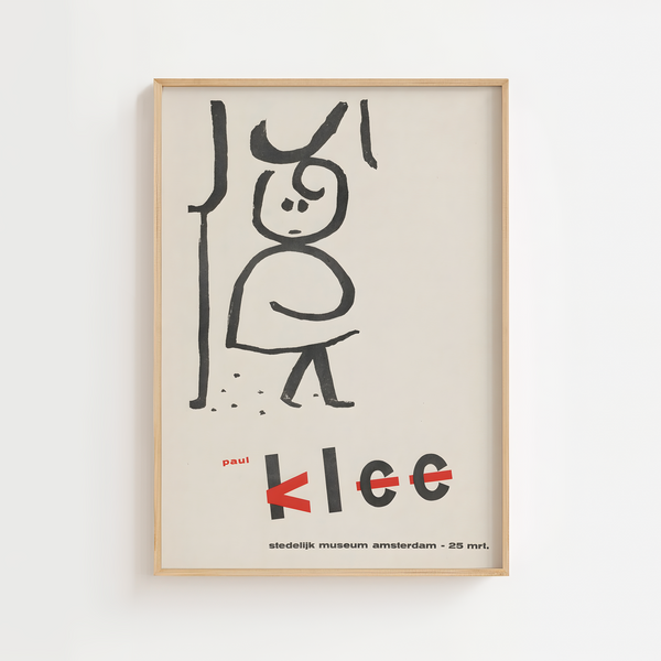Demon – Paul Klee plakat med abstrakt kunstmotiv fra 1920’erne – modernistisk kunstplakat i tidløs stil.